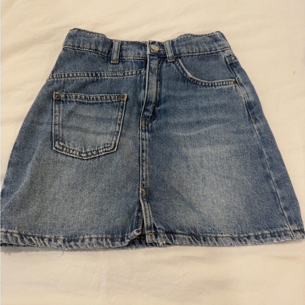 Zara Blue Denim Skirt